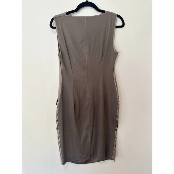 FABIANA FILIPPI Champagne Silk Midi 2 Pockets Cargo Dress Medium 12 IT44 1372 - Picture 2 of 14